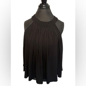 Cable and Gauge Halter Neck Shirt